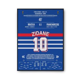 Zidane 10 Franciaország - 1998